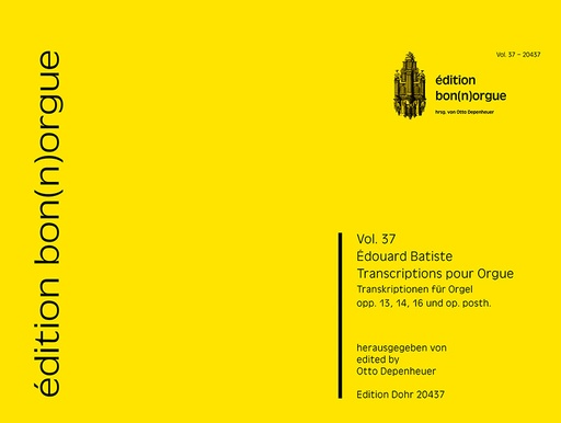 [511865] Transcriptions pour Orgue op. 13, 14, 16, op. posthum