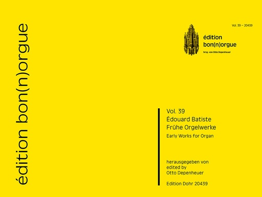 [511866] Frühe Orgelwerke op. 3-5