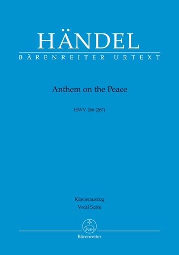 [511962] Anthem on the Peace HWV 266