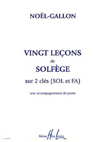 [512078] Vingt Lecons de Solfege sur 2 cles (Sol et Fa)