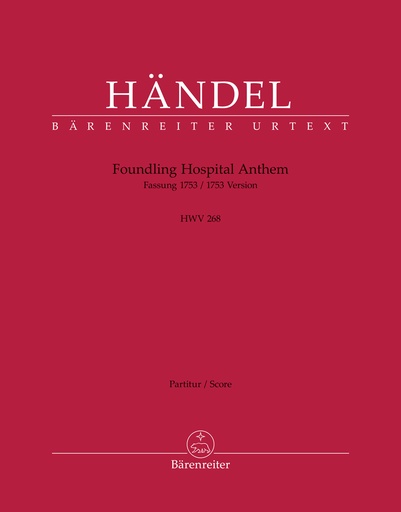 [512228] Foundling Hospital Anthem HWV 268