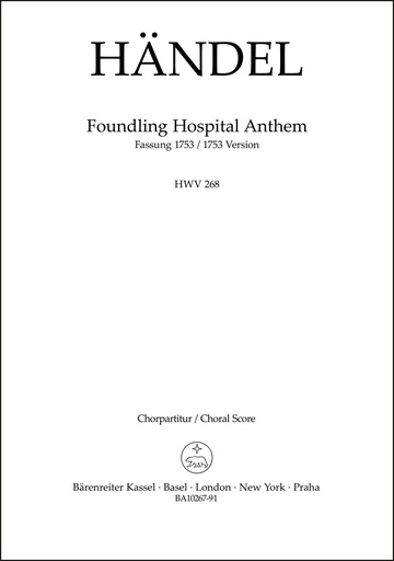 [512230] Foundling Hospital Anthem HWV 268