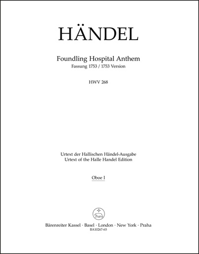 [512231] Foundling Hospital Anthem HWV 268