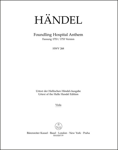 [512235] Foundling Hospital Anthem HWV 268