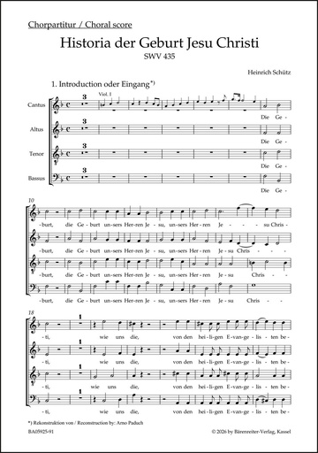 [512242] Historia der Geburt Jesu Christi SWV 435