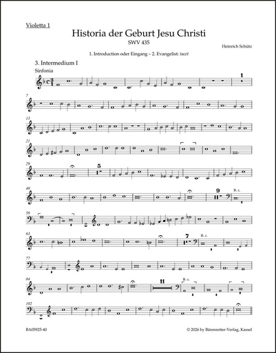 [512247] Historia der Geburt Jesu Christi SWV 435