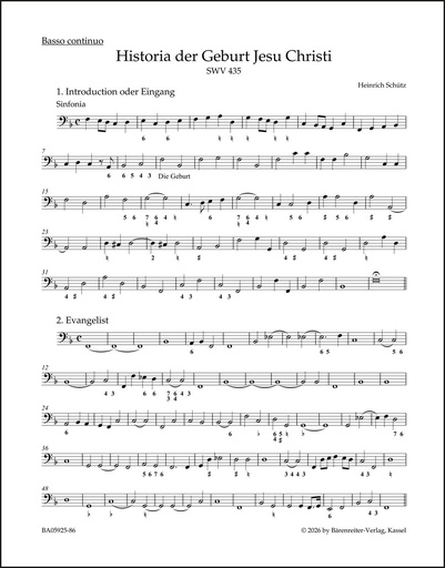 [512251] Historia der Geburt Jesu Christi SWV 435