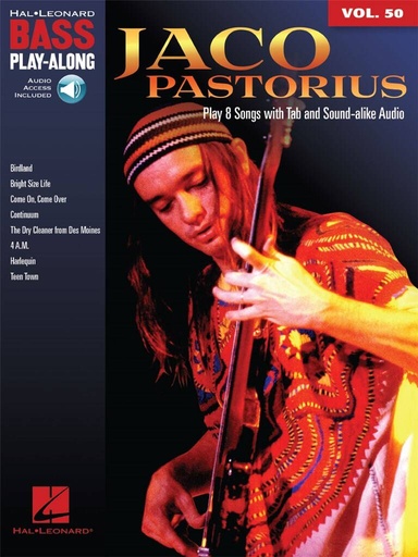 [512335] Jaco Pastorius - Bass Play-Along Vol. 50