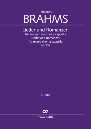 [512341] Lieder und Romanzen op. 93a