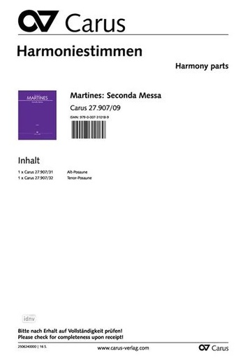 [512378] Seconda Messa G-Dur (1760)