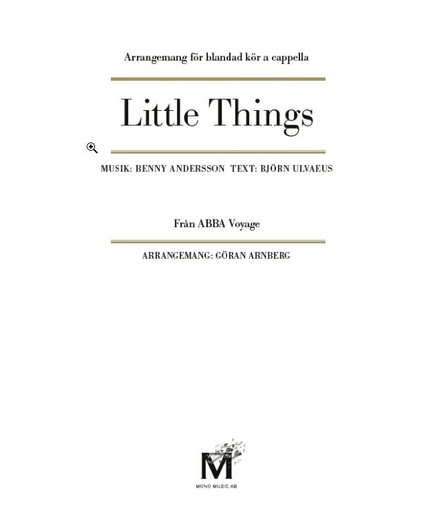 [512424] Little things (aus ABBA Voyage)