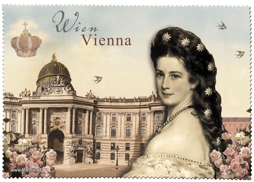 [512846] Brillenputztuch Sisi Wien/Hofburg