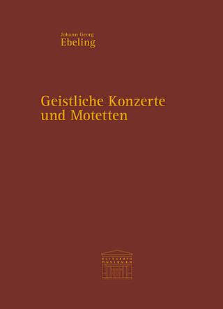 [512942] Geistliche Konzerte und Motetten