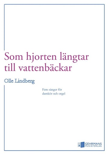 [513076] Som hjorten längtar till vattenbäckar