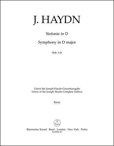 [513198] Sinfonie Nr. 61 D-Dur Hob. I:61