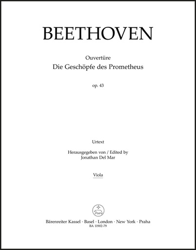 [513363] Ouvertüre "Die Geschöpfe des Prometheus" op. 43