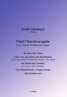 [513493] Fünf Choralvorspiele