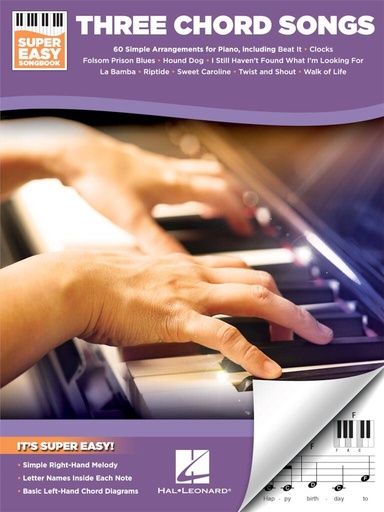 [513605] Three Chord Songs - Super Easy Songbook