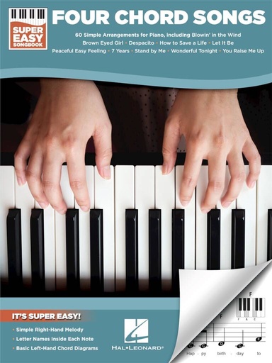 [513606] Four Chord Songs - Super Easy Songbook