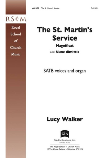 [513670] The St. Martin's Service (Magnificat and Nunc dimittis)