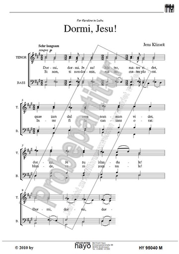 [513792] Dormi Jesu