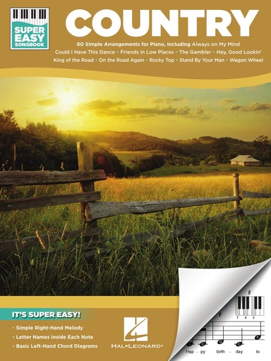 [513847] Country - Super Easy Songbook
