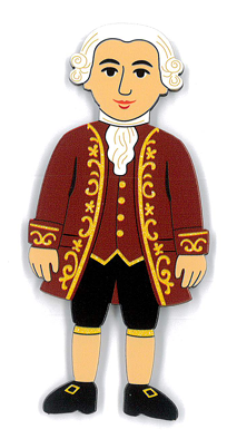 [513900] Magnet Mozart Shaped
