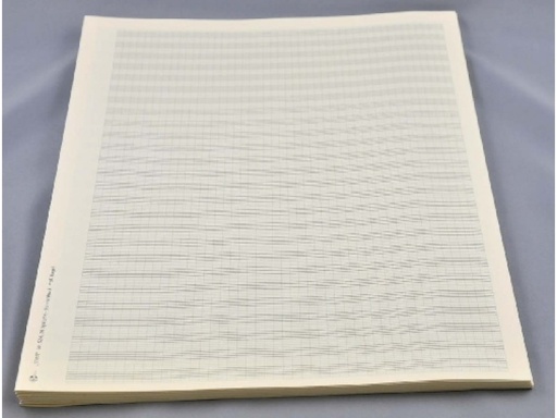 [514157] Notenpapier Großquart - 20 linig mit Hilfslinien