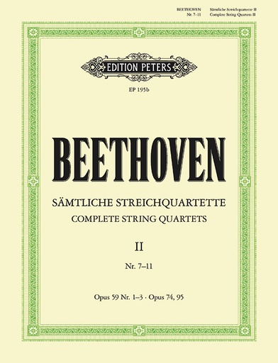 [51548] Streichquartette op. 59, 74, 95