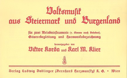 [07-00526] Volksmusik aus Steiermark und Burgenland