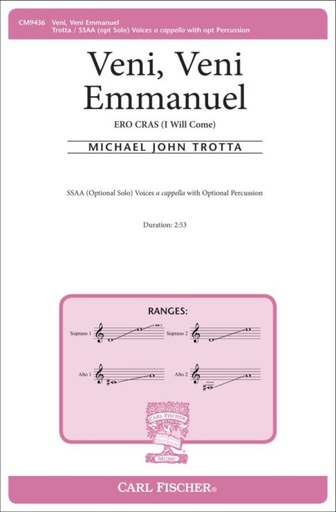 [324671] Veni veni Emmanuel (I will come)