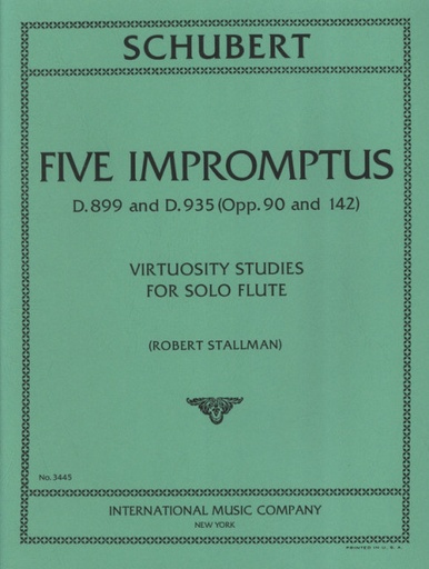 [20942] 5 Impromptus D 899 und D 935 (op. 90 und 142)