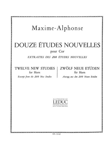 [136846] 12 Etudes nouvelles (aus 200 Etudes nouvelles)