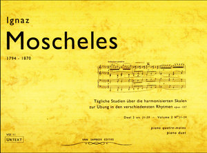 [273673] Tägliche Studien über die harmonisierten Skalenzur Übungen in den verschiedensten Rhytmen op. 107 (1842) Band 2 Nr. 31 - 59