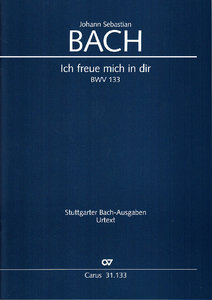 [256622] Ich freue mich in dir, BWV 133