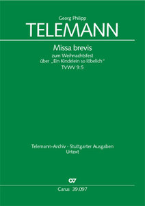 [256632] Missa brevis zum Weihnachtsfest über "Ein Kindelein so löbelich", TVWV 9:5