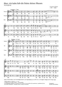 [175949] Herr, ich habe lieb die Stätte deines Hauses