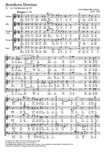 [90241] Benedictus Dominus, op. 163/1