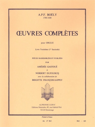 [55142] Oeuvres completes pour Orgue