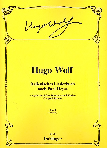 [08-00541] Italienisches Liederbuch nach Paul Heyse, Band 1