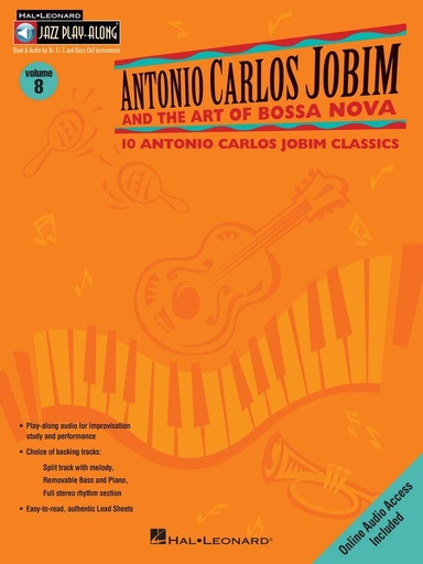 [116621] Antonio Carlos Jobim and the Art of Bossa Nova - Jazz Play Along 8