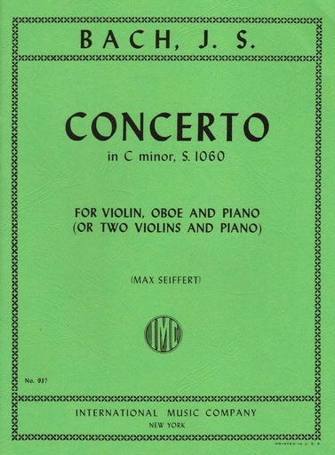 [50371] Concerto c-moll BWV 1060
