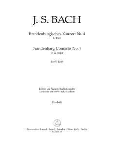 [285075] Brandenburgisches Konzert Nr. 4 G-Dur BWV 1049
