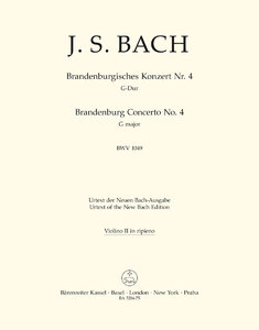 [285077] Brandenburgisches Konzert Nr. 4 G-Dur BWV 1049