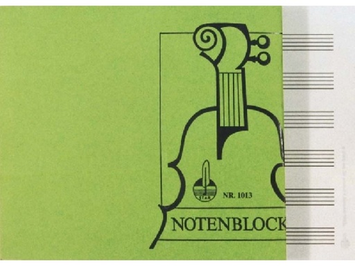 [224245] Notenblock A5 Quer 6 Systeme