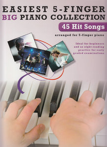[279361] 45 Hit Songs - Easiest 5-Finger Big Piano Collection