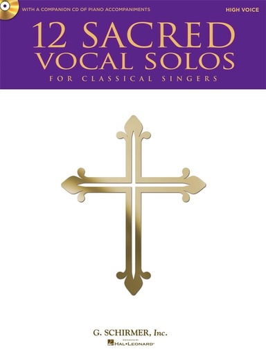 [260835] 12 Sacred Vocal Solos - High Voice