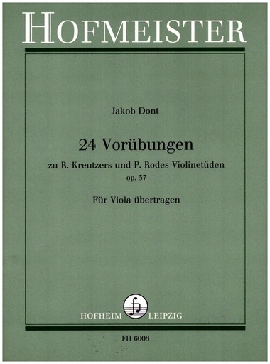 [53042] 24 Vorübungen op. 37 zu Kreutzers und Rodes Violinetüden