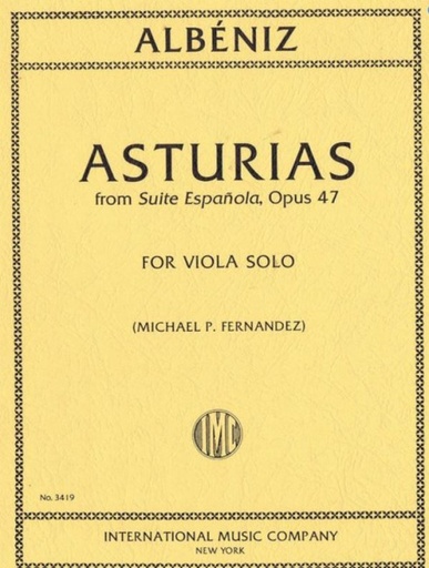 [53057] Asturias op. 47 aus Suite Espagnola