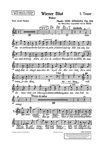 [191872] Wiener Blut op. 354